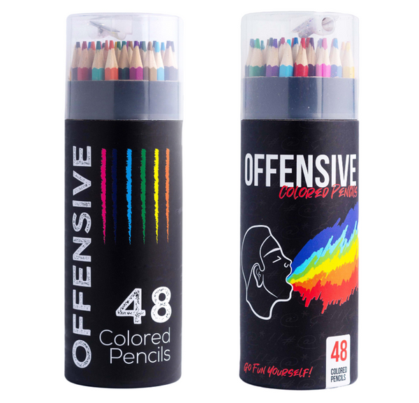 Offensive Colored Pencils – Peace by Piece Co.