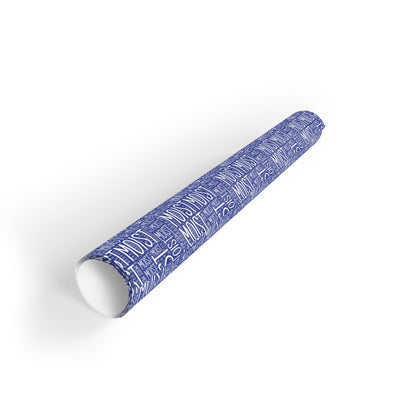 MOIST Wrapping Paper [Blue] - Offensive Crayons