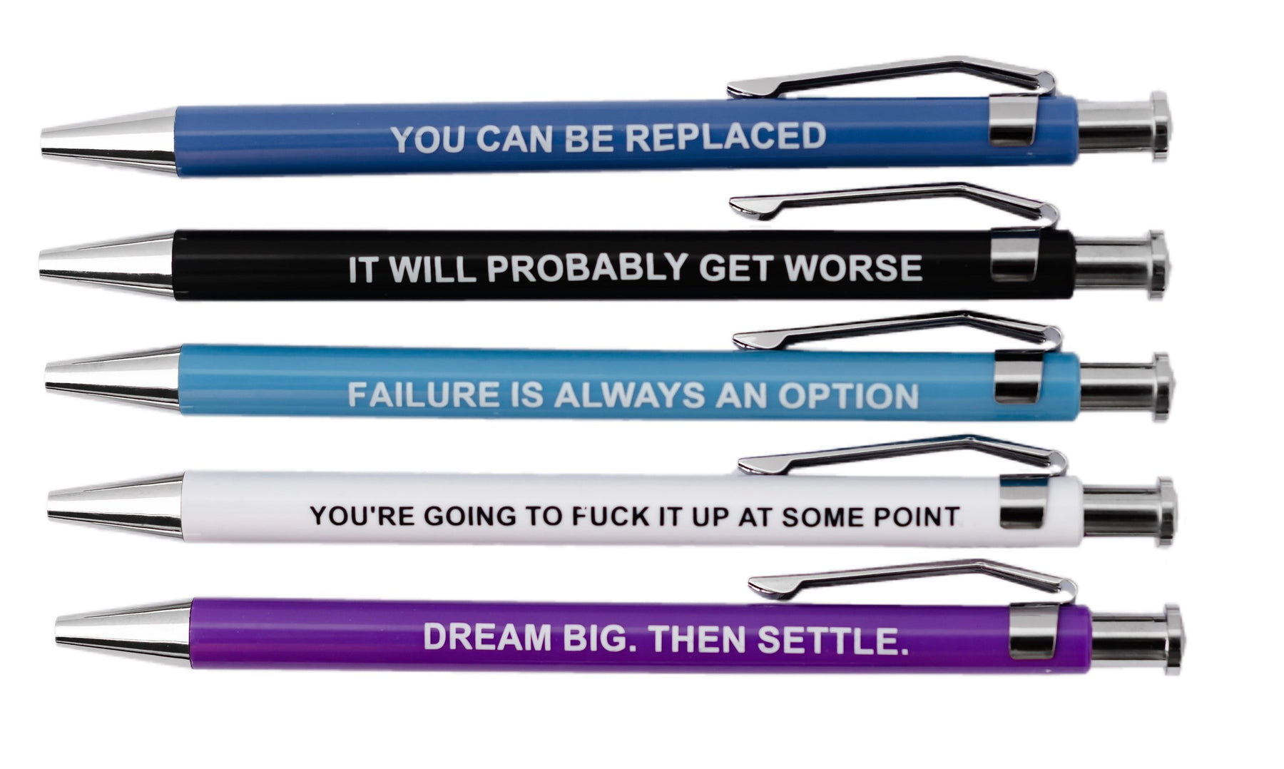 9pcs Funny Pens, Offensive pen, Seven Days of The Week Pen Describing  Mentality