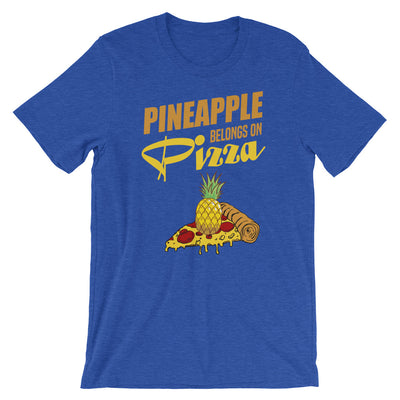 "Pineapple Belongs on Pizza" Tee - Offensive Crayons